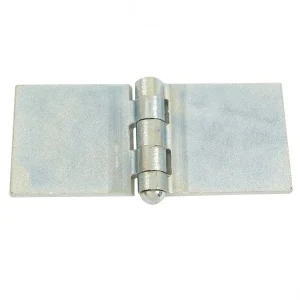 Clemenson Industrie Charnière à Souder Acier 5 Nœuds Pour Porte En Métal – 12 X 50 X 50 Mm 7