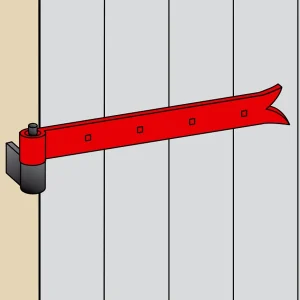 Penture Queue De Carpe Torbel 40 X 6 Mm Gond 16 Mm Longueur 800 Mm 9