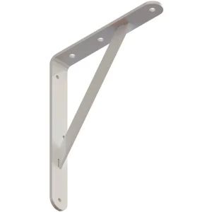 Monin Console D’étagère Renforcée En Acier Laqué Blanc – 400 Mm X 250 Mm 6