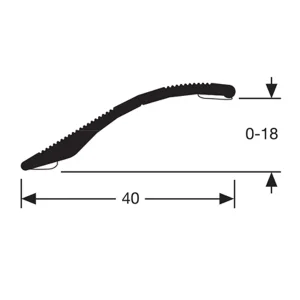 Romus Seuil Percé Multi-niveaux 1 M En Alu Titane 9