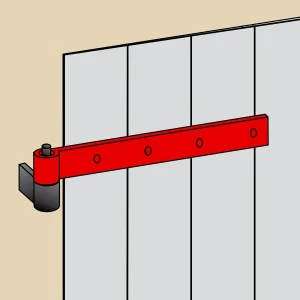 Penture Droite Percée Torbel Inox 316L Gond 14 Mm Longueur 700 Mm 9