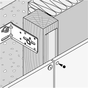 Equerre De Façade – Isolco 3000 P – Pour La Fixation De Chevron Bois – 120 Mm – Boîte De 20 Etanco 361102000 12