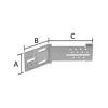 Équerre Angle De Mur Sortant ITE Simpson AB45C Simpson Strong-Tie 17