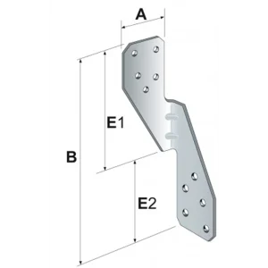 Équerre Pour Fermettes Et Chevrons Simpson Strong-Tie H2.5A 7