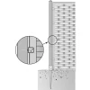 Connecteur De Palissade Acier Bichromaté Simpson Strong-Tie CP/B 10