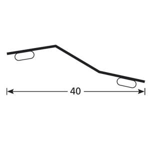 Romus Seuil Adhésif Multi Niveaux à Coller 93 Cm En Inox 6