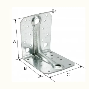 Simpson Strong-Tie Équerre De Structure En Inox ABR9020S 65x88x88 Mm épaisseur 2 Mm Simpson-Strong-Tie 6