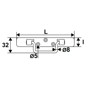 Poignée Sur Platine à Bouts Ronds Torbel St Étienne Inox 316L 140 Mm 9