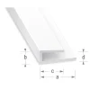 Profilé De Finition Pour Panneaux En PVC Blanc – épaisseur 3.5 Mm – Longueur 1 Mètre CQFD 2002-8204 7