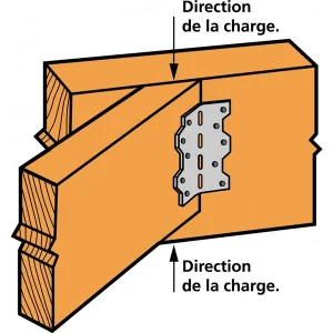 Équerre à Angle Ajustable 57x162x57 Mm Simpson Strong-Tie LS70 10