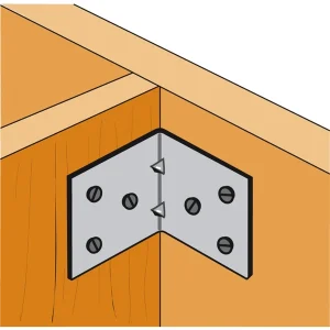 Simpson Strong-Tie Équerre D’assemblage 60x60x60 Mm épaisseur 2 Mm 13