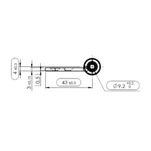 Paumelle Lame Mâle En L Pour Huisserie Bois BCP NF Gauche Monin 6274440 10