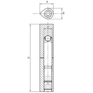 Clemenson Industrie Paumelle à Souder Soudaroc Réglable Acier Brut 180 Mm 85 Kg Max 13